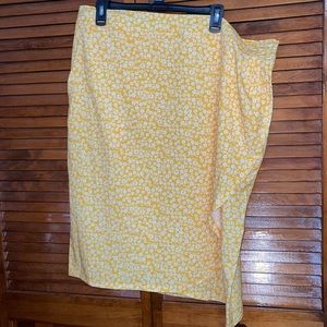 Rip Skirt wrap skirt with pockets